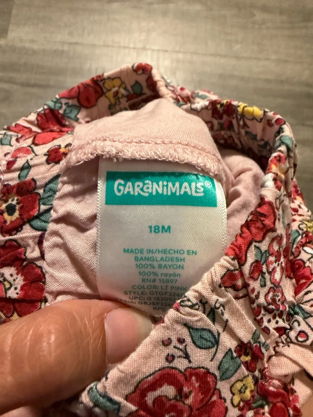 Garanimals soft floral
